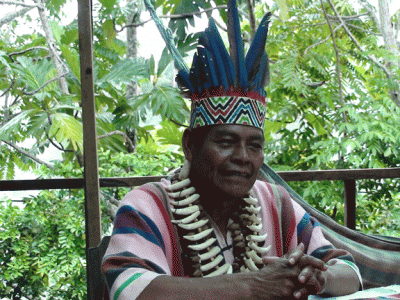 шаман курандеро из племени шипибо-конибо